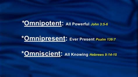 omnipresent synonym|what does omnipotent mean in the bible.